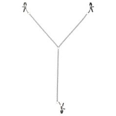 Sei Mio - Brust- und Schamlippenklemme (schwarz)