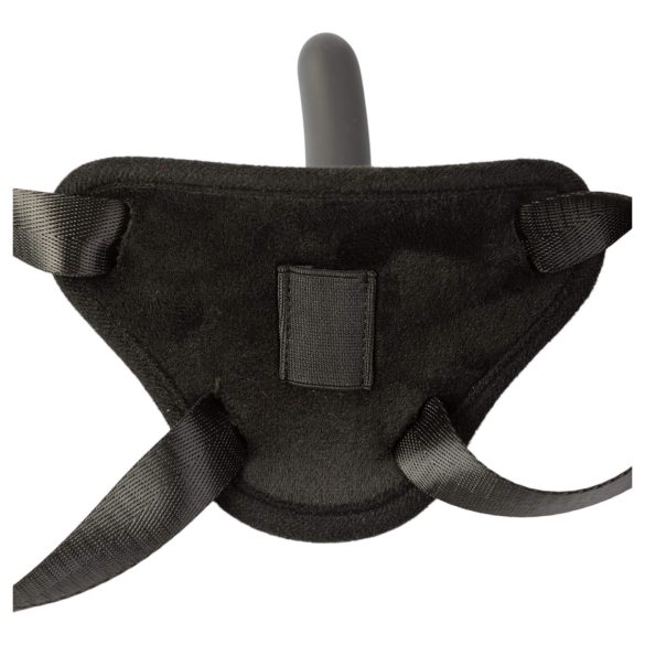 Sei Mio - anpassbarer Dildo mit Harness - 12,5 cm (schwarz)