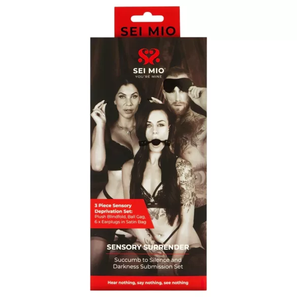 Sei Mio - Erweiterte BDSM-Set (Schwarz)