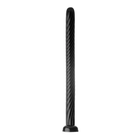 Hosed Spiral Anal Snake 19 - Saugnapf Anal-Dildo (schwarz)