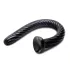 Hosed Spiral Anal Snake 19 - Saugnapf Anal-Dildo (schwarz)