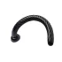 Hosed Spiral Anal Snake 19 - Saugnapf Anal-Dildo (schwarz)