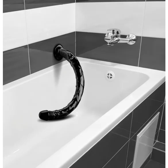 Hosed Anal Snake 19 - Haftender Anal-Dildo (schwarz)