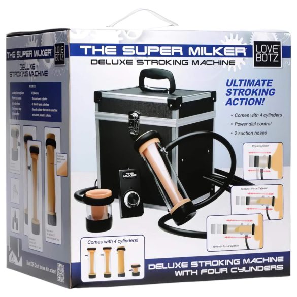 The Super Milker - Automatischer Deluxe-Masturbator (schwarz)