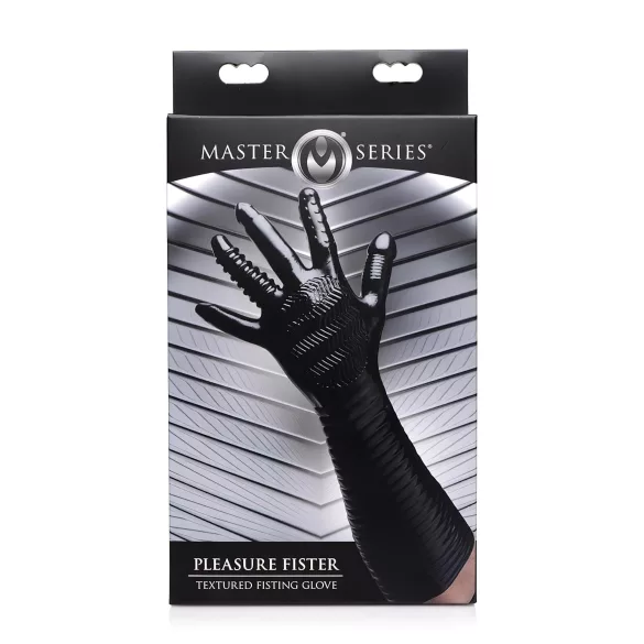 Pleasure Fister - texturierte Fisting-Handschuhe (schwarz)