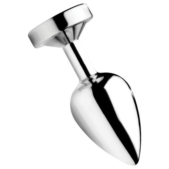 Booty Sparks - Leuchtender Analplug - groß (silber)