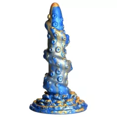   Creature Cocks Kraken - Spiral-Oktopus-Dildo - 21cm (Gold-Blau)