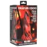 Creature Cocks Hell Kiss - gedrehter Silikondildo - 19 cm (rot)
