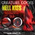 Creature Cocks Hell Kiss - gedrehter Silikondildo - 19 cm (rot)