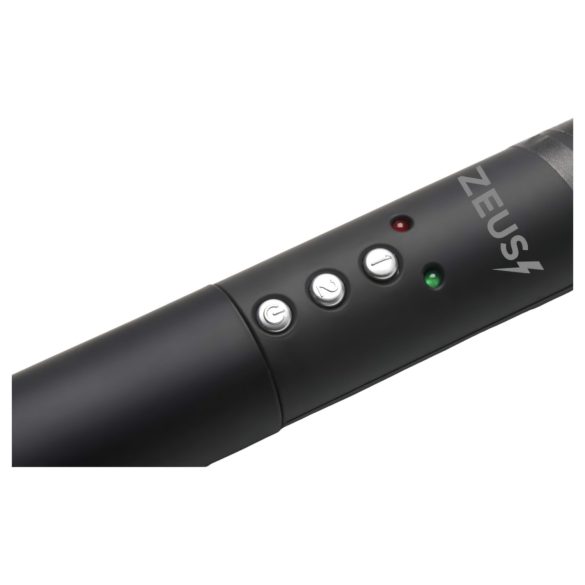 Zeus - Wiederaufladbarer Elektro-Sexstab (Schwarz)