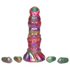   Creature Cocks Larva - Alien-Dildo mit Oviposition (Regenbogen)