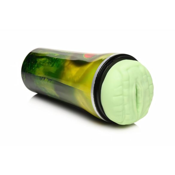 Creature Cocks Raptor - Reptilienkünstlermuschiehülle (schwarz-grün)