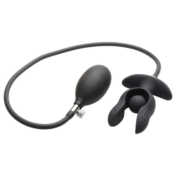 XR Brands - Aufblasbarer Vibro-Analdildo (schwarz)