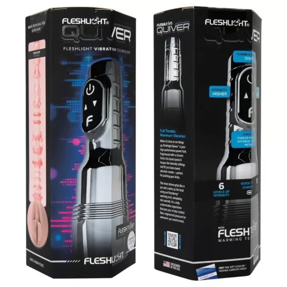 Fleshlight Quiver - vibrierender und wärmender Masturbator (Vagina)