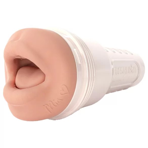 Fleshlight Mia Malkova - naturgetreuer Mund-Masturbator (Natur)