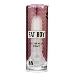 Fat Boy Checker Box - Penishülle (17cm) - weiß