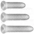 Perfect Fit - Fat Boy Checker Box - Penismanschette (19 cm, weiß)