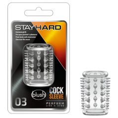 Stay Hard - kleiner stacheliger Penisring (transparent)