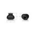 Perfect Fit Bull Bag - Hodenbeutel & Stretcher (Schwarz)
