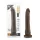 Dr. Skin 8,5 - naturgetreuer Dildo mit Saugnapf (braun, 20,5 cm)