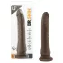 Dr. Skin 8,5 - naturgetreuer Dildo mit Saugnapf (braun, 20,5 cm)