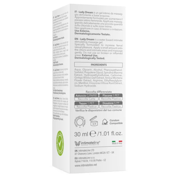 Intimateline Lady Dream - erregendes Gel für Frauen (30 ml)
