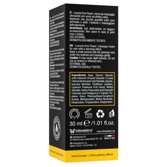 Intimateline Luxuria Erex Power - stimulierende Intimcreme (30 ml)