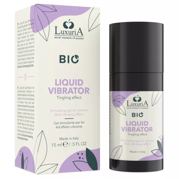 Intimateline Luxuria BIO - flüssiger Vibratorgel für Frauen (15 ml)