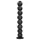 Autsch! Balls of Lust - große anale Perlenkette (schwarz) - 55 cm