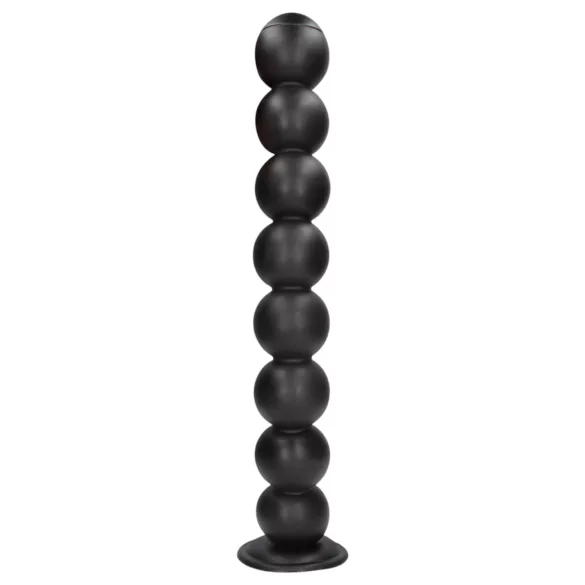 Autsch! Balls of Lust - große anale Perlenkette (schwarz) - 55 cm
