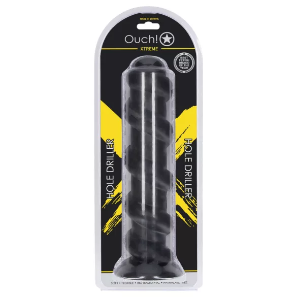 Autsch! Hole Driller - riesiger Analplug (schwarz) - 31,5 cm