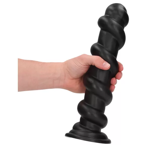 Autsch! Hole Driller - riesiger Analplug (schwarz) - 31,5 cm