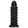 Autsch! Spiral Force - gedrehter Analplug (schwarz) - 23,5 cm