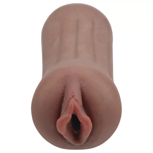 XKIN Beauty Queen Lulu - realistische Kunstvagina-Masturbator (dunkel naturfarben)