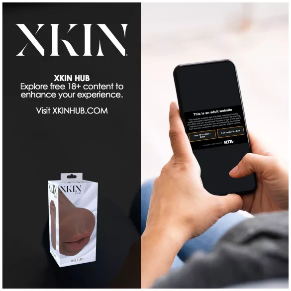 XKIN - künstliche Mund-Masturbator - S (dunkles Natur)