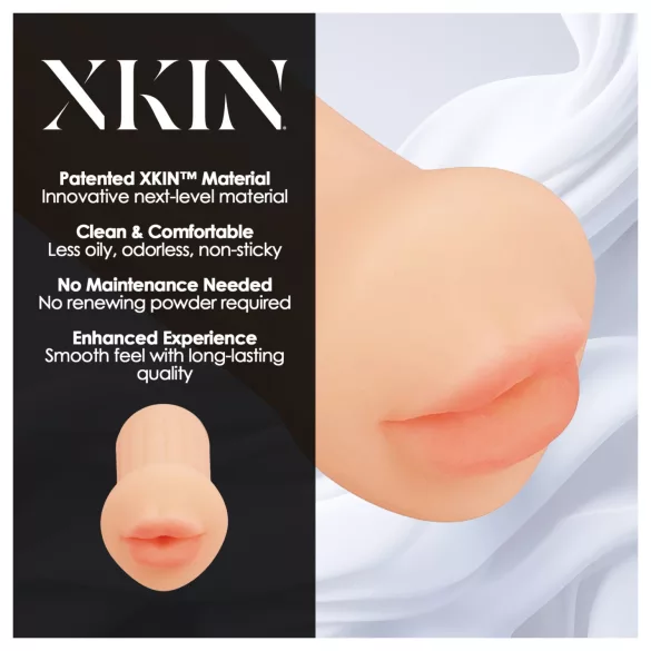 XKIN - naturgetreuer Kunstmund-Masturbator - S (natur)