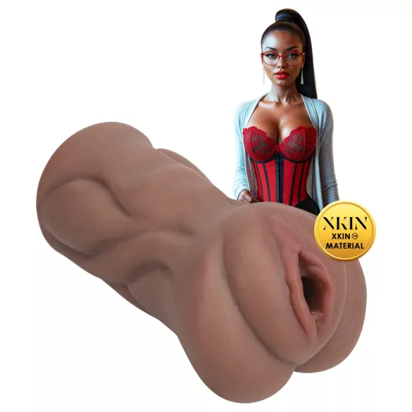 XKIN Librarian Paige - lebensechter Kunstvagina-Masturbator (natur)