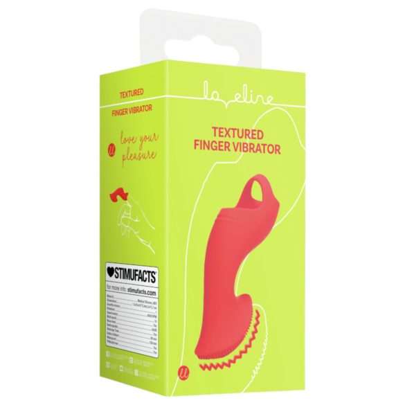 Loveline - stimulierender Fingervibrator (rot)