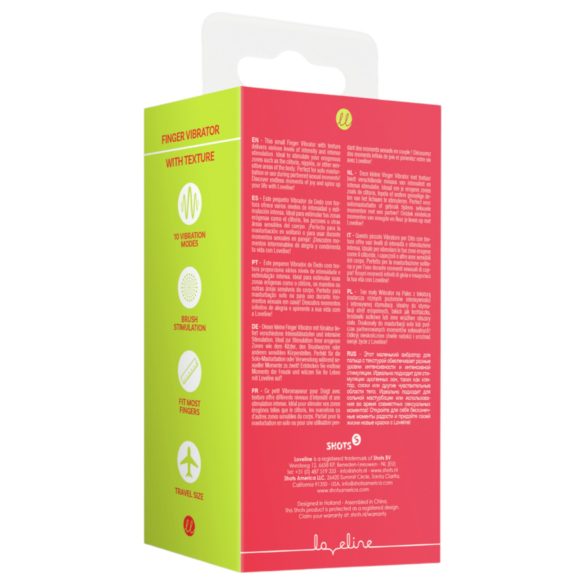 Loveline - stimulierender Fingervibrator (rot)