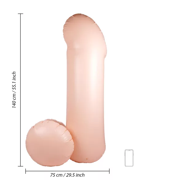S-Line - Blow Me Up - aufblasbarer Penis-Ballon (140 cm)