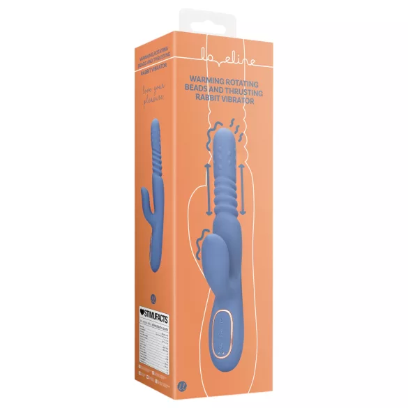Loveline - wärmender Stoßvibrator (blau)