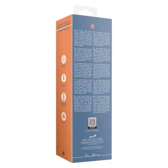 Loveline - wärmender Stoßvibrator (blau)