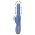 Loveline - wärmender Stoßvibrator (blau)