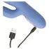 Loveline - wärmender Stoßvibrator (blau)