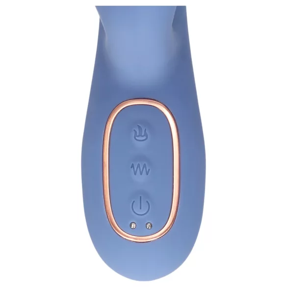 Loveline - wärmender Stoßvibrator (blau)