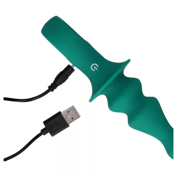 Loveline - Akku Perlen-Analvibrator (Grün)