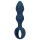 Loveline - Anal-Dildo mit Ring - mittel (blau)