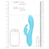 Loveline - wasserdichter Klitoris-Lusthasen-Vibrator (blau)