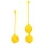Loveline - Silikon Geishakugel Set - 2-teilig (gelb)