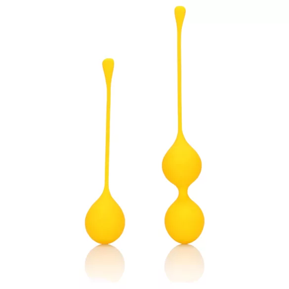 Loveline - Silikon Geishakugel Set - 2-teilig (gelb)
